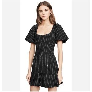 Chelsey Puff Sleeve Pinstripe Minidress I.AM.GIA size S